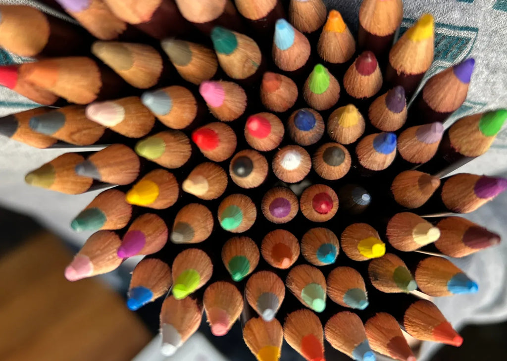 Color Swatches (with Photos) of the Derwent ColourSoft Pencils – 72 Count
