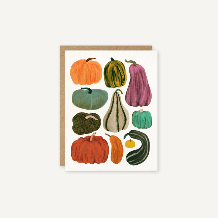 Pumpkins & Gourds - Fall Autumn Pumpkin Cards
