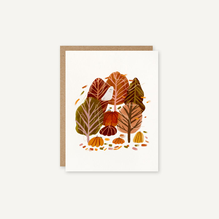 Charming Spooky Woods - Fall Autumn Seasonal Card