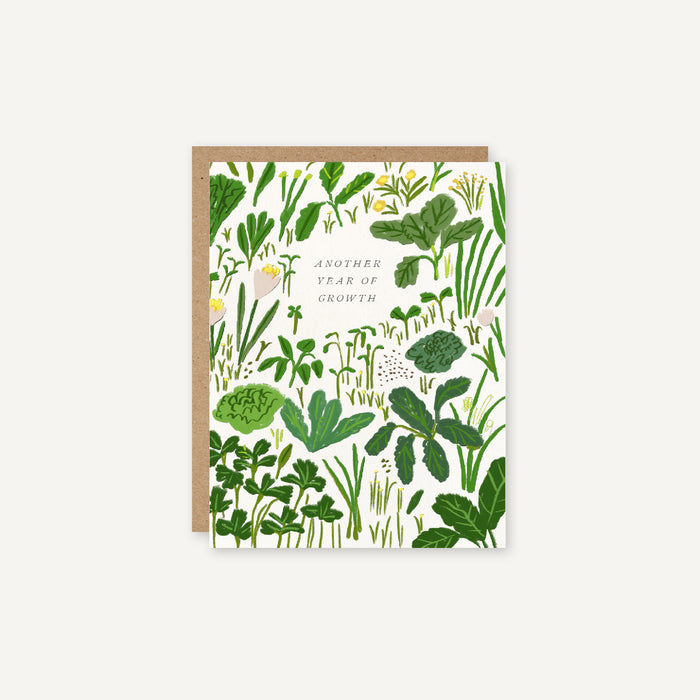 Another Year of Growth - Birthday, Celebration & Encouragement Card