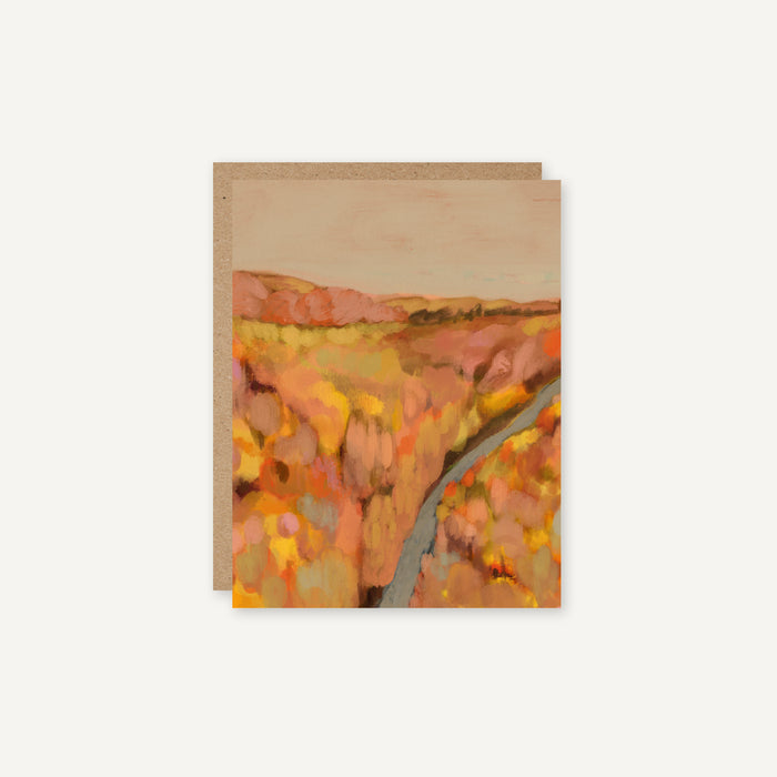 Foliage - Colorful Fall Trees, Autumn & Thanksgiving Card