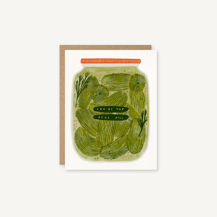 Real Dill - Pickle Jar Love & Friendship Card