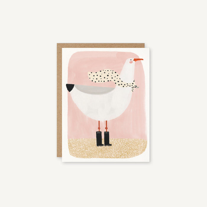 Seagull - Beach, Coastal, Summer & Seaside Everyday Card