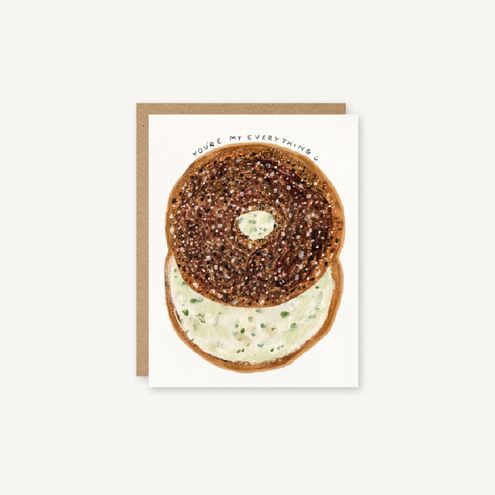 You're My Everything (Bagel) - Love, Family & Friendship Card