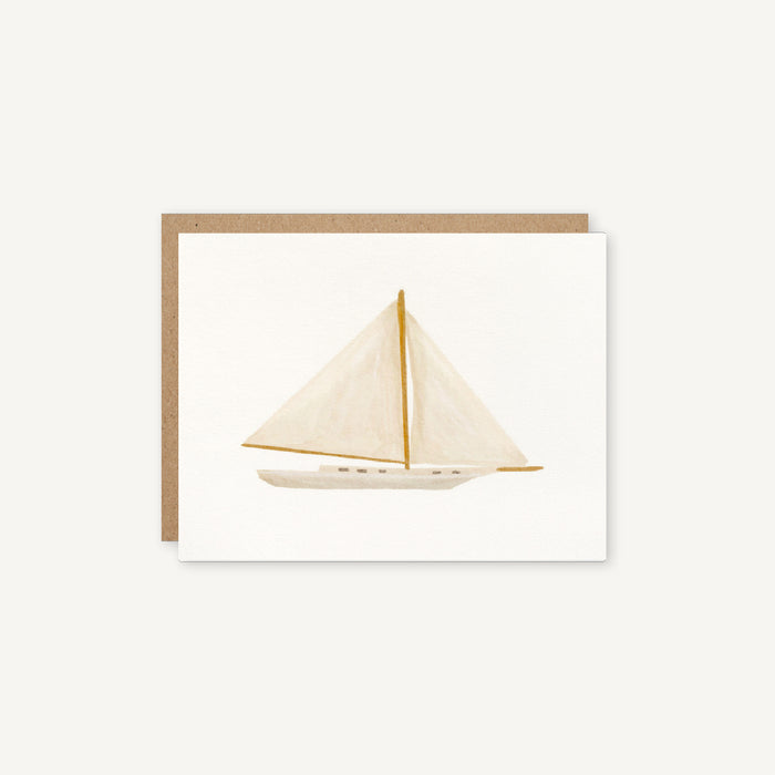 Skipjack - Sailboat, Travel & Everyday Card