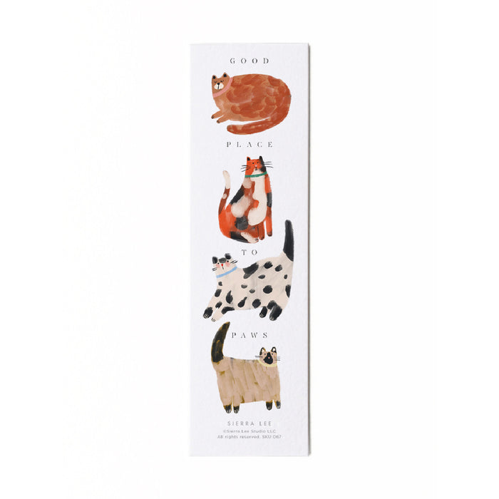 Good Place to Paws - Cat Bookmark